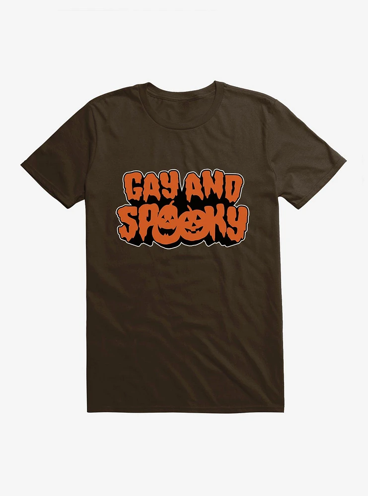 Hot Topic Gay And Spooky Pumpkins T-Shirt