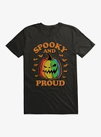 Hot Topic Spooky And Proud Rainbow Jack-O'-Lantern T-Shirt