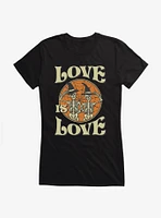 Hot Topic Love Is Skeletons Girls T-Shirt