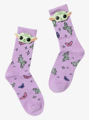 Star Wars The Mandalorian Grogu 3D Crew Socks