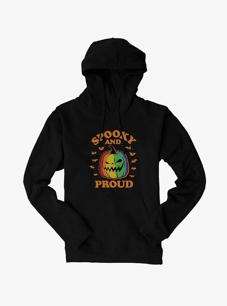 Hot Topic Spooky And Proud Rainbow Jack-O'-Lantern Hoodie