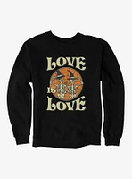 Hot Topic Love Is Skeletons Sweatshirt