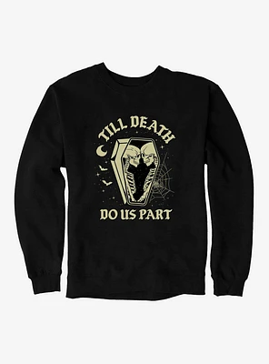 Hot Topic Till Death Do Us Part Coffin Sweatshirt