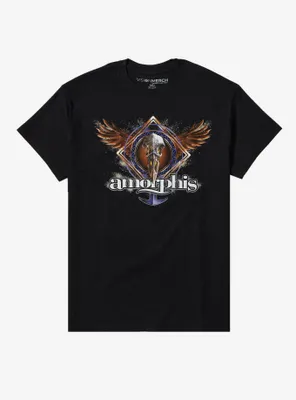 Amorphis Winged Bird Skull T-Shirt