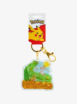 Pokémon Field Glitter Shaker Acrylic Keychain - BoxLunch Exclusive