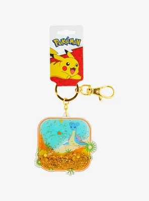 Pokémon Beach Scene Glitter Shaker Acrylic Keychain - BoxLunch Exclusive