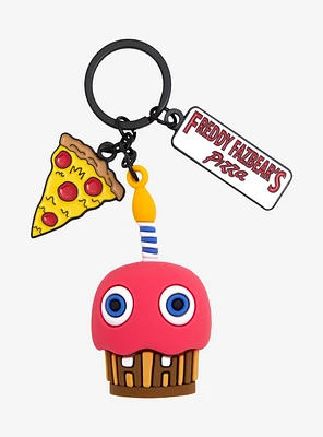 Five Nights at Freddy's Cupcake & Pizza Multi-Charm Keychain - BoxLunch Exclusive