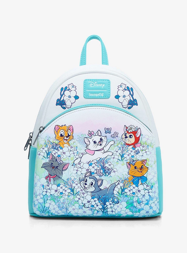 Loungefly Disney Cats Flower Field Mini Backpack