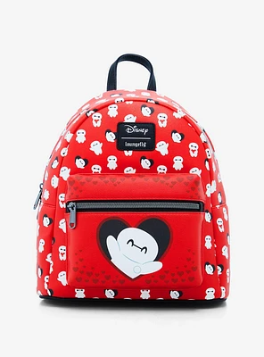 Loungefly Disney Big Hero 6 Baymax Allover Print Mini Backpack