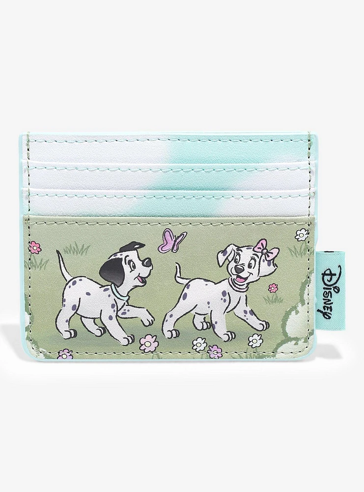 Loungefly Disney 101 Dalmatians Puppies Flowers Cardholder