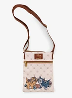 Loungefly Disney Cats Diamond Passport Crossbody Bag
