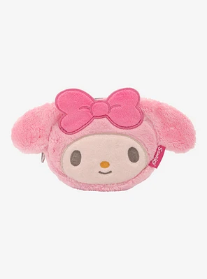 Loungefly My Melody Fuzzy Figural Coin Purse