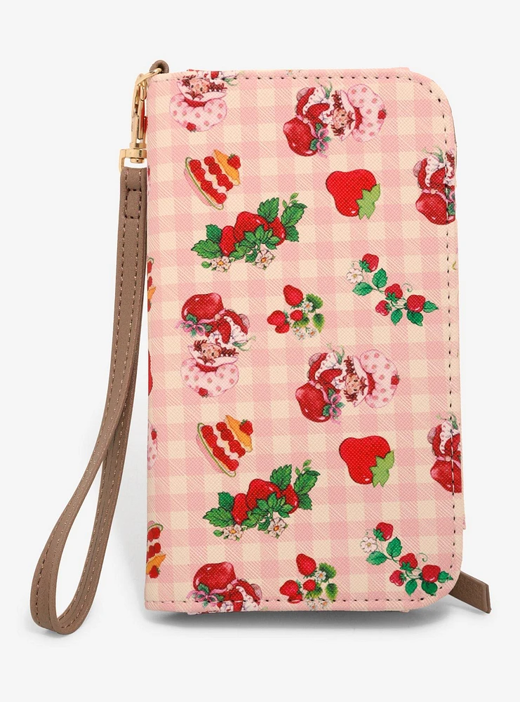 Strawberry Shortcake Gingham Tech Wallet