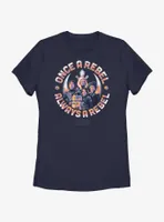 Disney Ahsoka Always A Rebel Womens T-Shirt