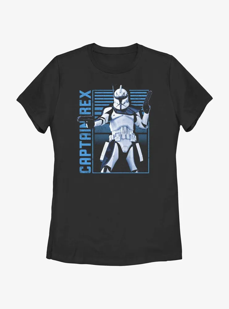 Disney Ahsoka Captain Rex Womens T-Shirt