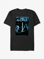 Disney Ahsoka vs. Baylan Skoll Lightsaber Battle Poster T-Shirt BoxLunch Web Exclusive