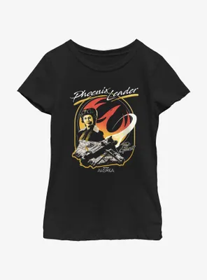 Disney Ahsoka Hera Phoenix Leader Youth Girls T-Shirt