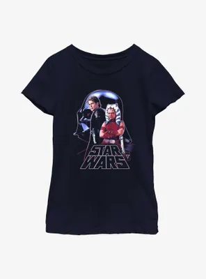 Disney Ahsoka Anakin Skywalker and Young Youth Girls T-Shirt