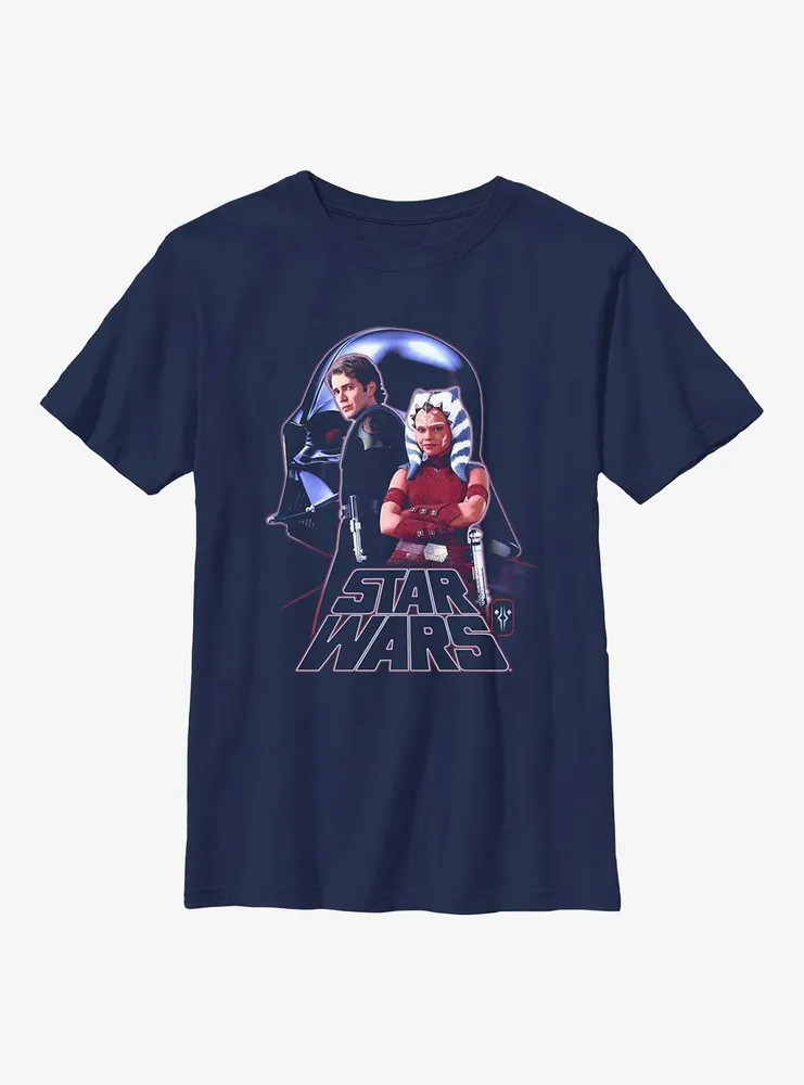 Disney Ahsoka Anakin Skywalker and Young Youth T-Shirt