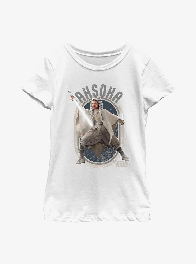 Disney Ahsoka The White Youth Girls T-Shirt