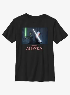Disney Ahsoka Sabine and Lightsaber Stance Youth T-Shirt