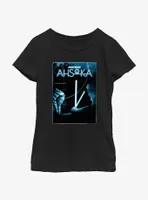 Disney Ahsoka vs. Baylan Skoll Lightsaber Battle Poster Youth Girls T-Shirt BoxLunch Web Exclusive