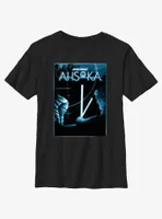 Disney Ahsoka vs. Baylan Skoll Lightsaber Battle Poster Youth T-Shirt BoxLunch Web Exclusive