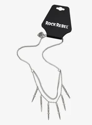 Rock Rebel Switchblade Charm Necklace
