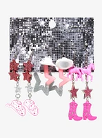 Sweet Society Pink Cowgirl Drop Earring Set