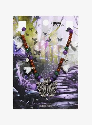 Thorn & Fable Butterfly Bead Necklace