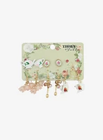 Thorn & Fable Floral Tea Party Earring Set