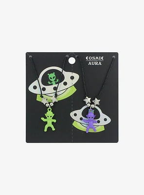 Cosmic Aura Alien Baby Best Friend Cord Bracelet Set