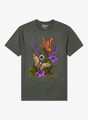 Eyeball Moths T-Shirt By Ghoulish Bunny Studios