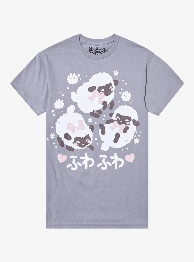 Sheep Fuwa T-Shirt By Samantha Whitten