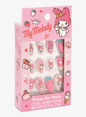 Sanrio My Melody Strawberry Press On Nails — BoxLunch Exclusive
