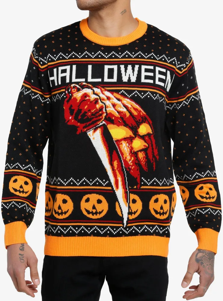 Halloween Logo Fair Isle Sweater