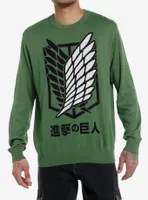 Attack On Titan Scout Regiment Intarsia Knit Sweater