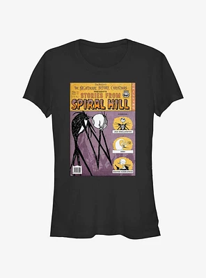 Disney The Nightmare Before Christmas Jack Stories From Spiral Hill Girls T-Shirt
