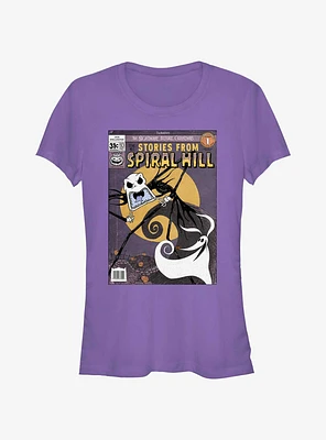 Disney The Nightmare Before Christmas Stories From Spiral Hill Jack and Zero Girls T-Shirt