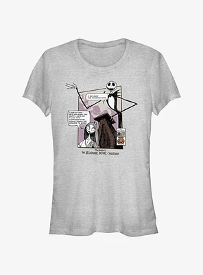 Disney The Nightmare Before Christmas Jack & Sally Look At Him Pumpkin King Girls T-Shirt