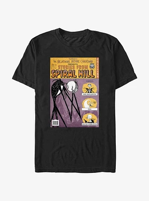Disney The Nightmare Before Christmas Jack Stories From Spiral Hill T-Shirt