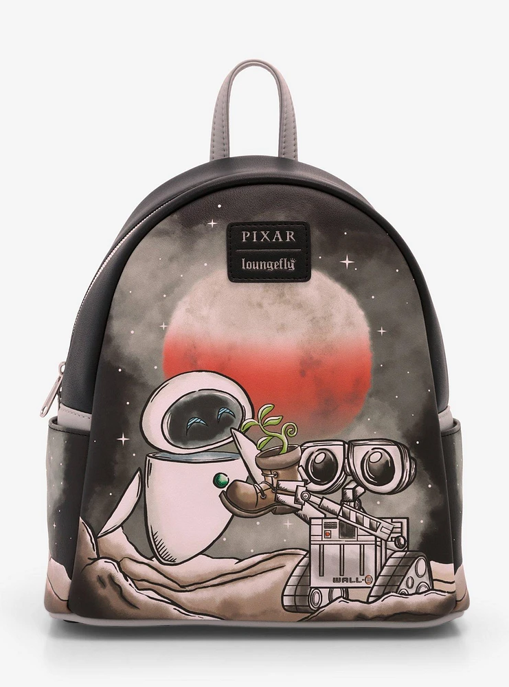 Loungefly Disney Pixar WALL-E EVE & WALL-E Plant Mini Backpack