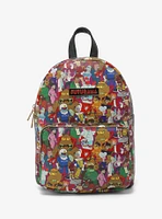 Futurama Group Allover Print Mini Backpack