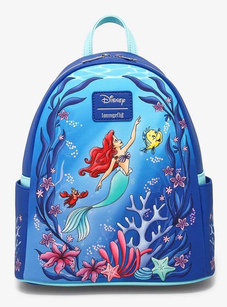 Loungefly Disney The Little Mermaid Under The Sea Mini Backpack