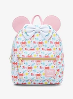 Loungefly Disney Minnie Mouse Flowers Figural Mini Backpack