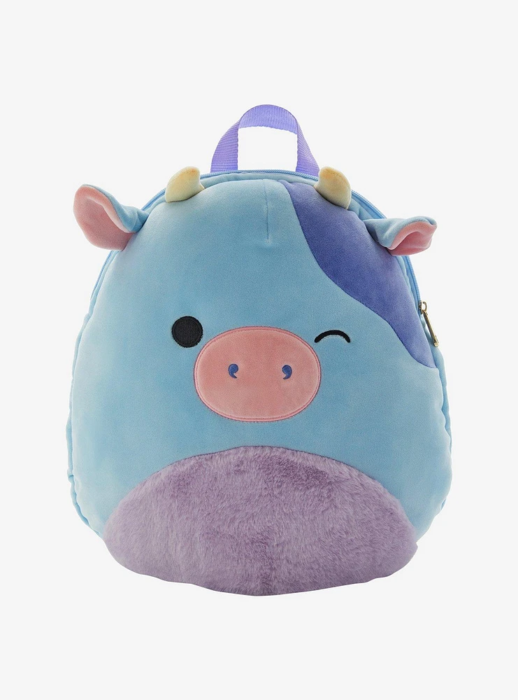 Squishmallows Clayton The Cow Plush Mini Backpack