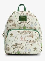 Loungefly Disney Robin Hood Sherwood Forest Map Mini Backpack