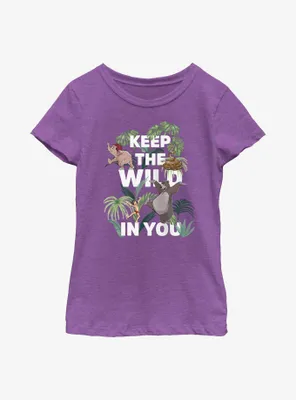 Disney The Jungle Book Keep Wild Youth Girls T-Shirt
