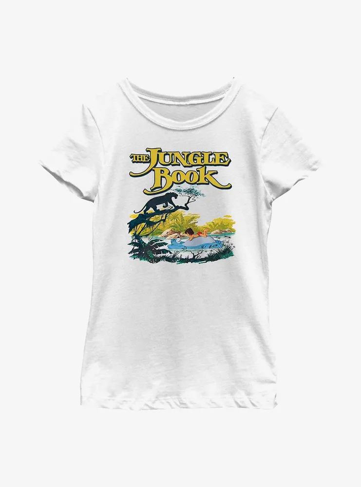 Disney The Jungle Book Relaxing Swim Youth Girls T-Shirt