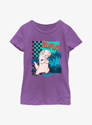 Disney Kim Possible Rufus Vintage Skater Youth Girls T-Shirt